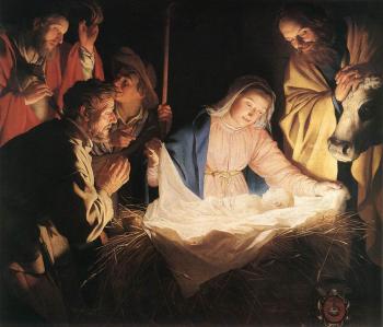 格裡特 範 弘索斯特 Adoration Of The Shepherds